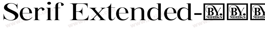 Serif Extended字体转换 Serif Extended字体转换